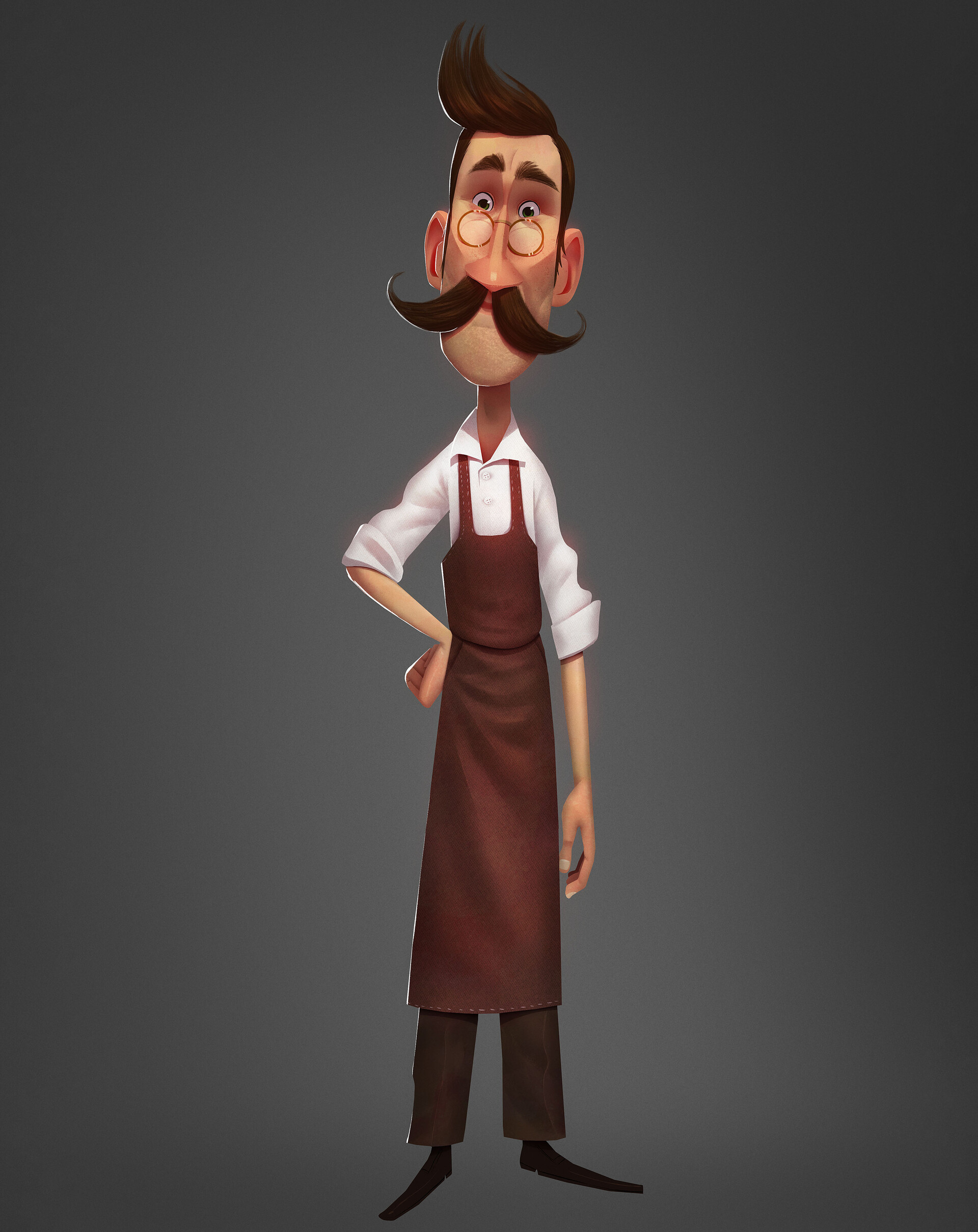 Référence de character design par Rayner Alencar